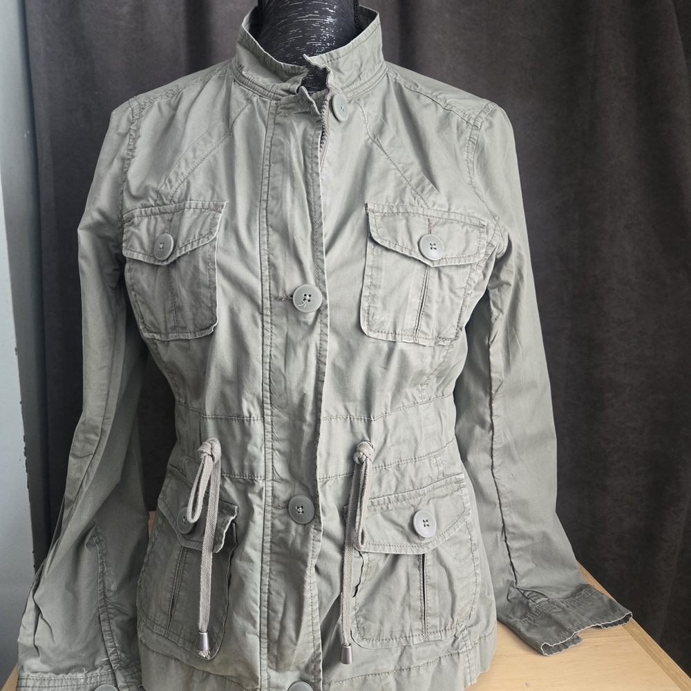 Women's Gap Utility Jacket - Olive Green